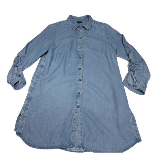 J. Jill Denim Tunic Blue Size Medium - Picture 6 of 7